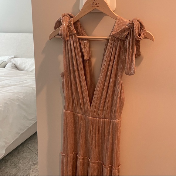 Sabina Musáyev Helena Metallic Tiered Maxi - Picture 6 of 7